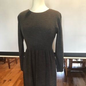Grey sweater dress size PM